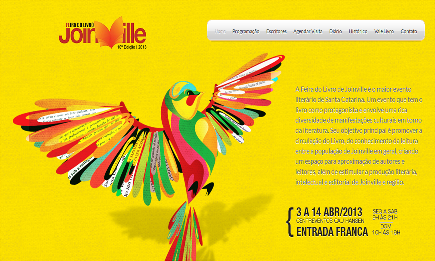 Feira do Livro de Joinville alcança 150 mil visitantes e se consolida como mais importante projeto do segmento em SC