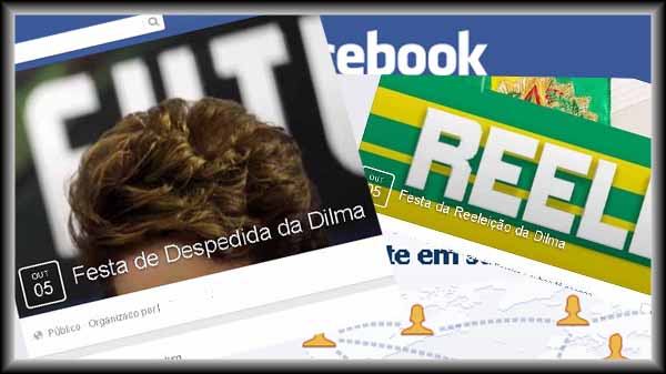Facebook já tem 49 festas para celebrar derrota ou vitória eleitoral de Dilma