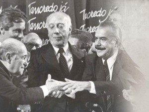 Tancredo Neves e José Sarney formaram a chapa que foi avalizada por Ulysses
